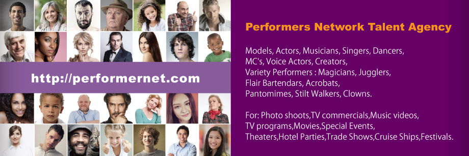 The Performers Network is looking for Talent !